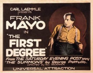 First Degree Film, lobby card