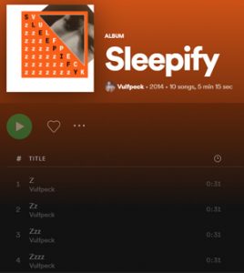 Sleepify, album by Vulfpeck