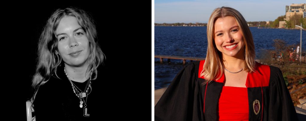 Lilly Hanson (BA ‘18) and Allison Ferrigno (BA ‘26)